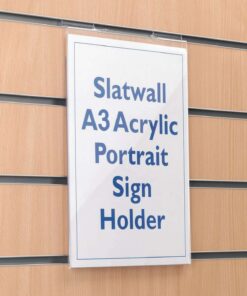 Gaflhengi akrýlskilti A3 portrait